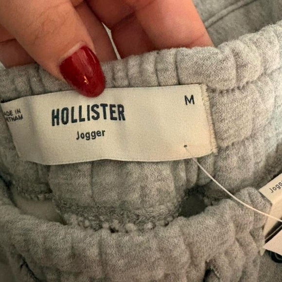 Hollister Grey Men's Jogger Sweatpants - Picture 5 of 5